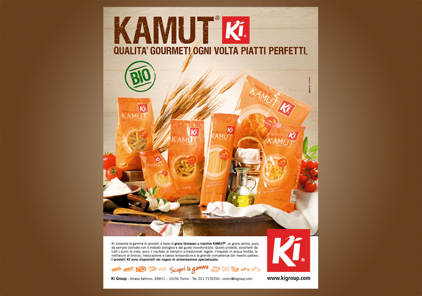 Annuncio pasta Kamut-Ki Group