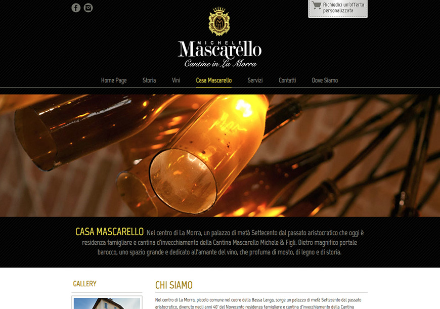 Sito web-Casa Vinicola Mascarello