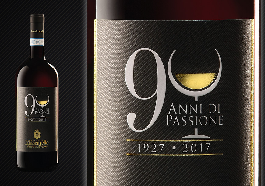 Logotipo 90 anni-Casa Vinicola Mascarello