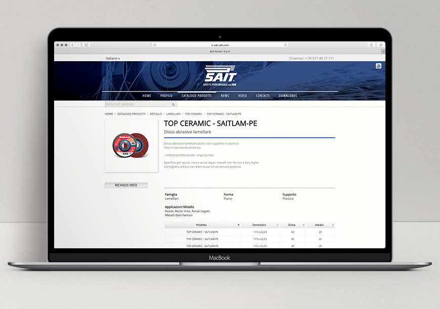 Sito web-Sait Abrasivi